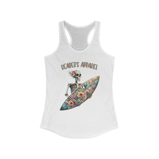 Surfing Skeleton Tank Top, Beachwear