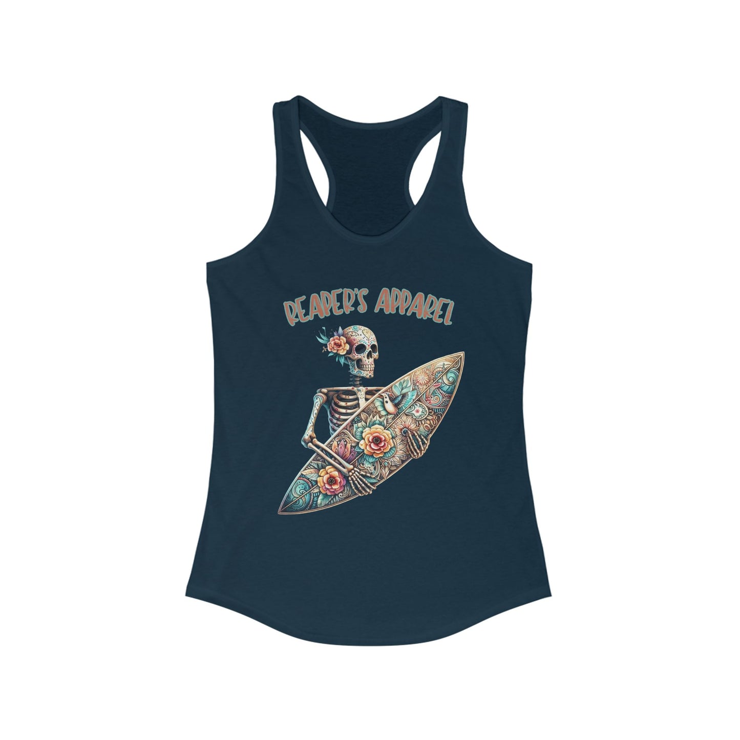 Surfing Skeleton Tank Top, Beachwear