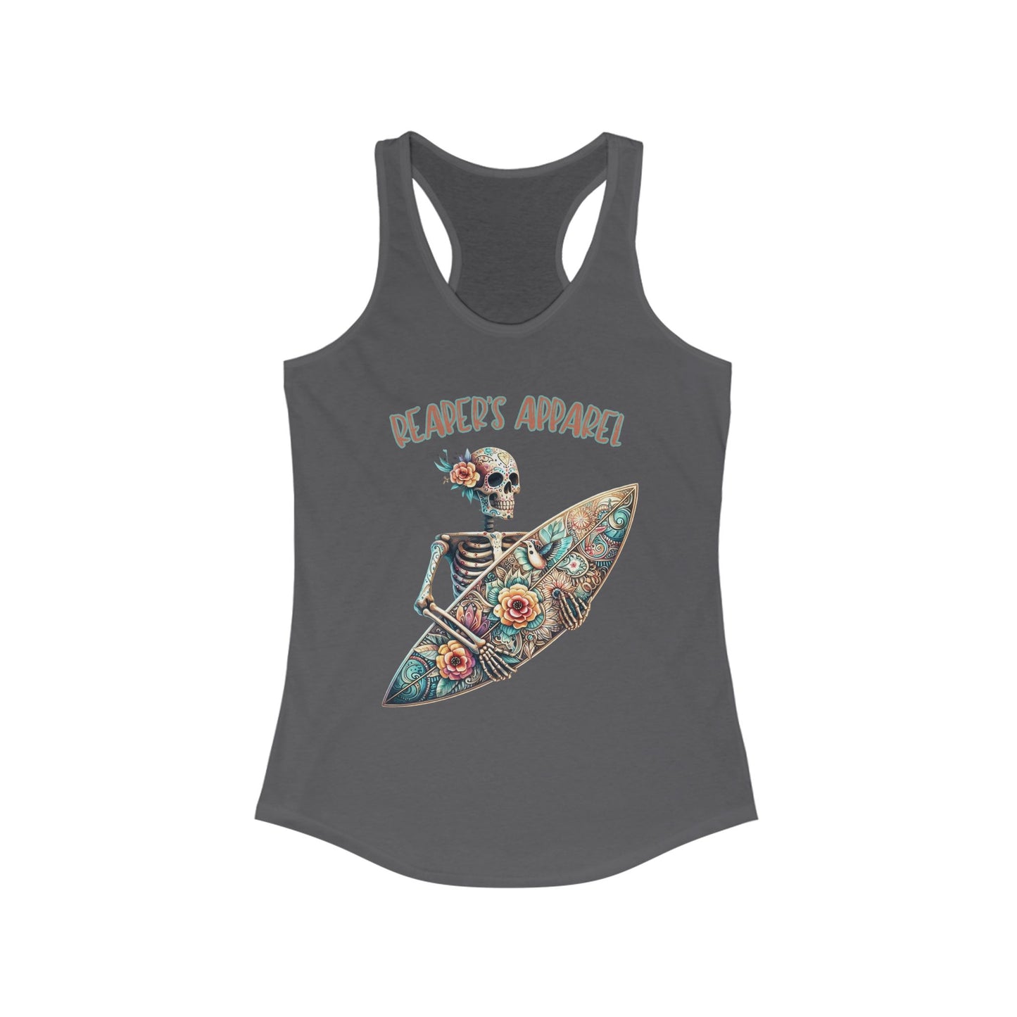 Surfing Skeleton Tank Top, Beachwear