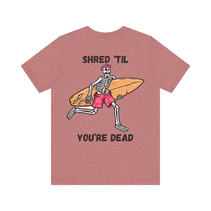 Surfing Skeleton Tee | Fun Unisex