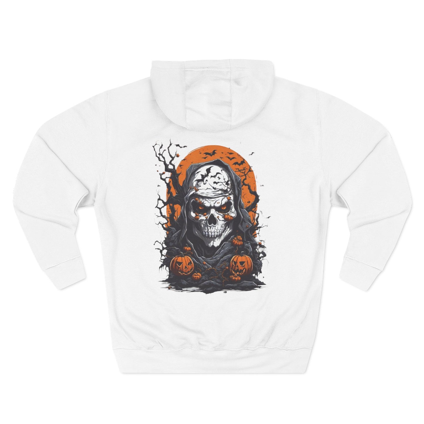 Gothic Skull Hoodie | Halloween Fleece Pullover