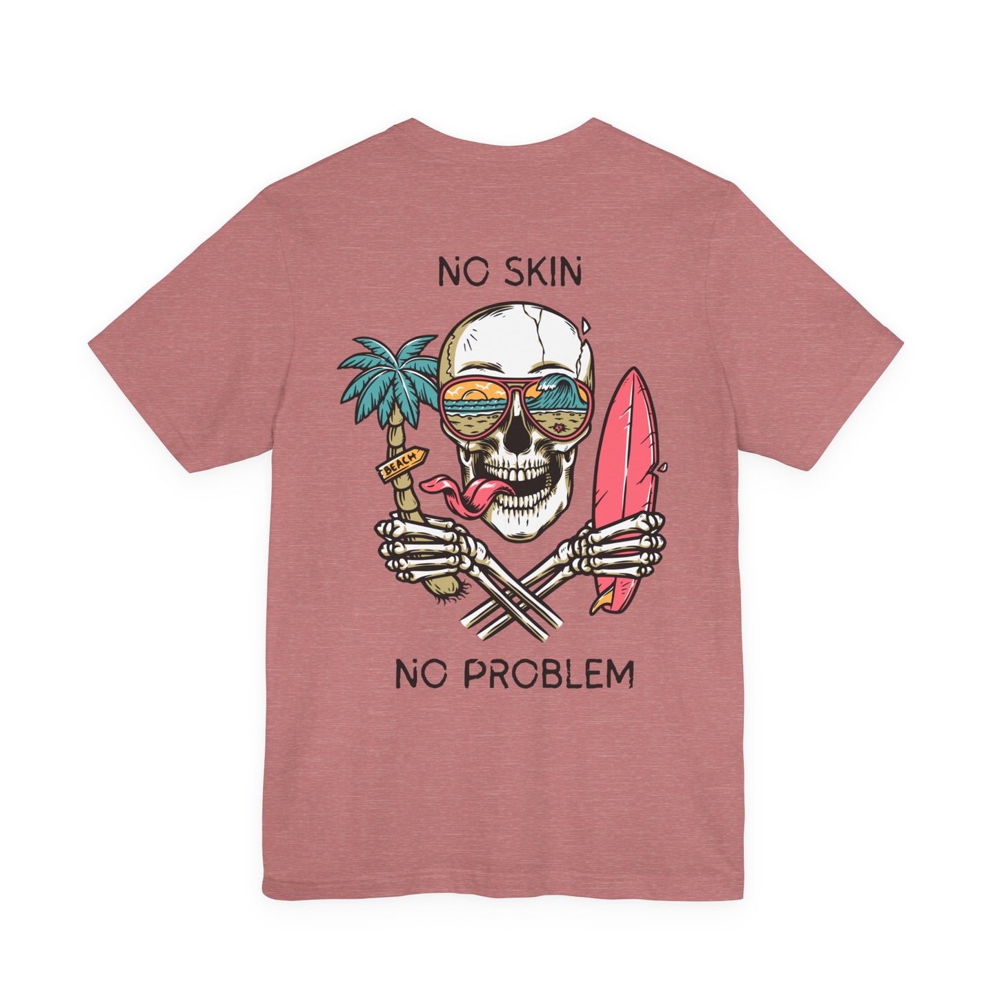 Skull Beach Vibes Tee - Unisex Short Sleeve T-Shirt
