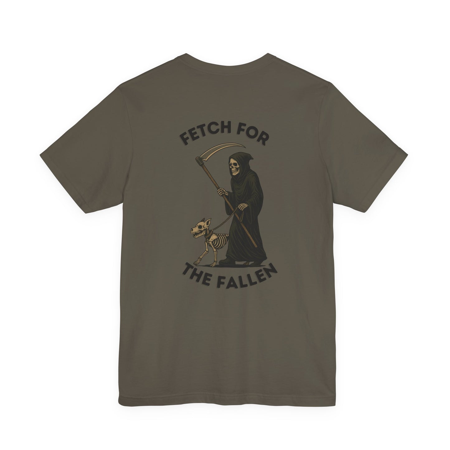 Grim Reaper Graphic Tee, Casual Unisex T-Shirt