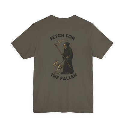 Grim Reaper Graphic Tee, Casual Unisex T-Shirt