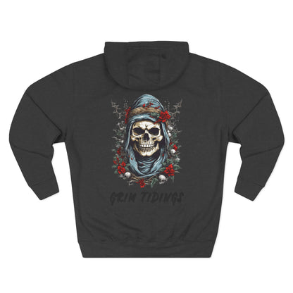 Grim Tidings Three-Panel Fleece Hoodie