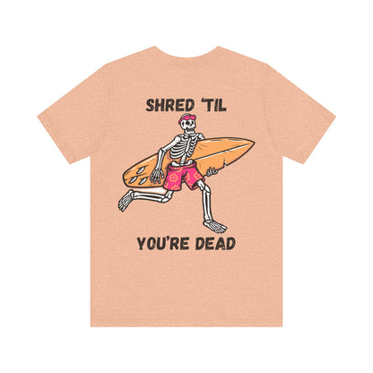 Surfing Skeleton Tee | Fun Unisex