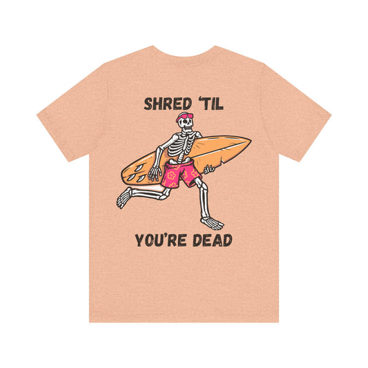 Surfing Skeleton Tee | Fun Unisex