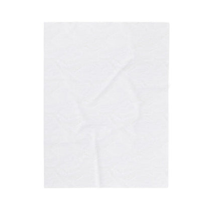 Cozy Velveteen Plush Blanket with Dark Warrior Design
