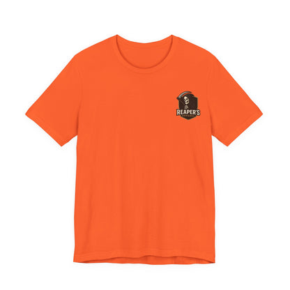 Edgy Racer Tee with Skull Graphic