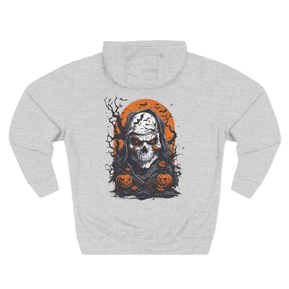 Gothic Skull Hoodie | Halloween Fleece Pullover