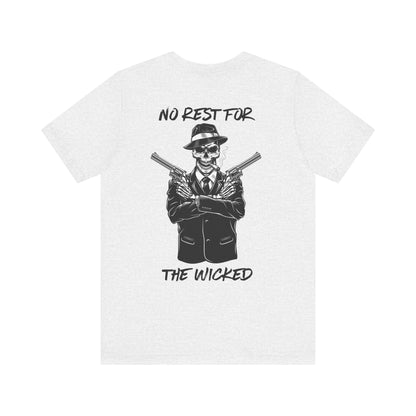 Reaper-Themed Unisex Tee: No Rest for the Wicked