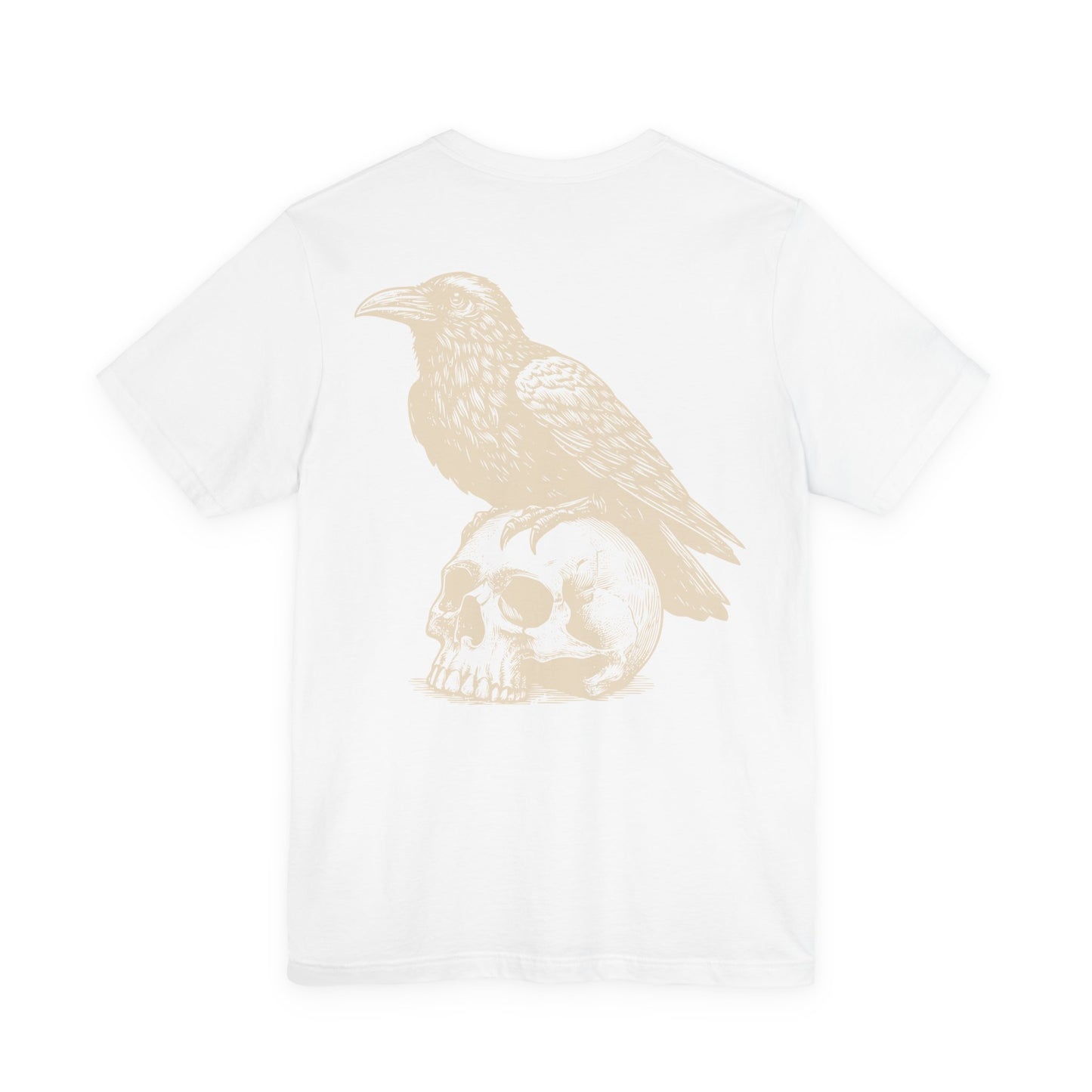 Reaper's Unisex Jersey Tee - Skull & Raven Graphic T-Shirt