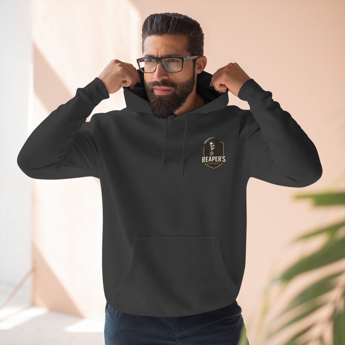 Grin and Bear Death Fleece Hoodie