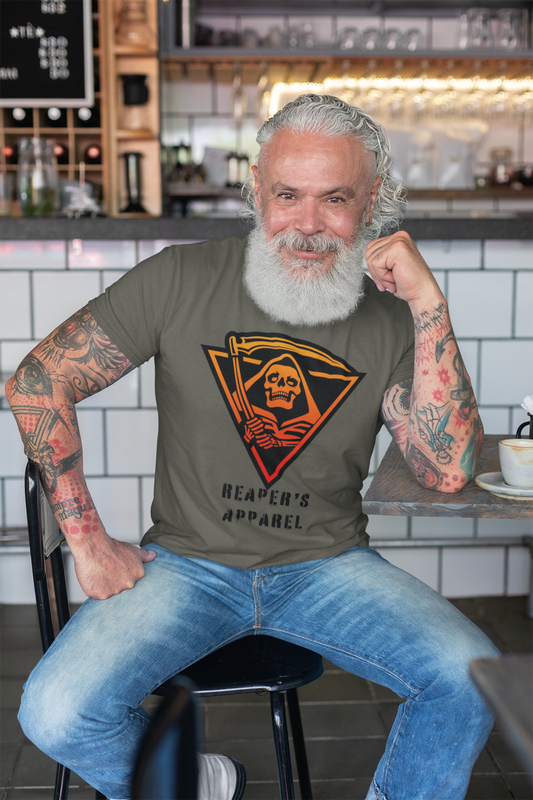 Unisex Graphic Tee with Reaper Design