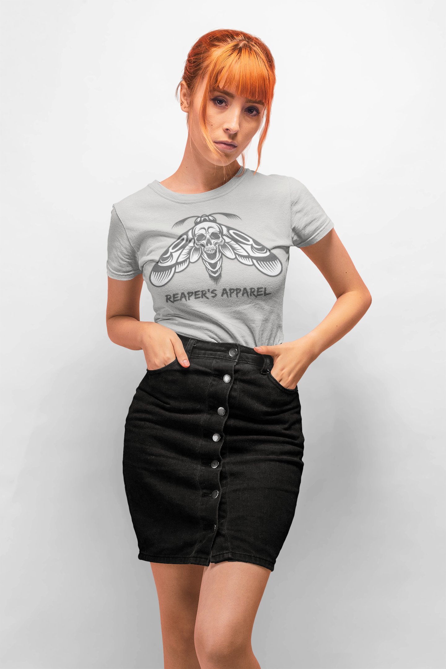 Gothic Moth Tee - Reaper's Apparel