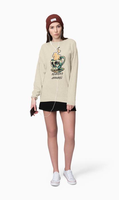 Skull Coffee Crewneck Sweatshirt