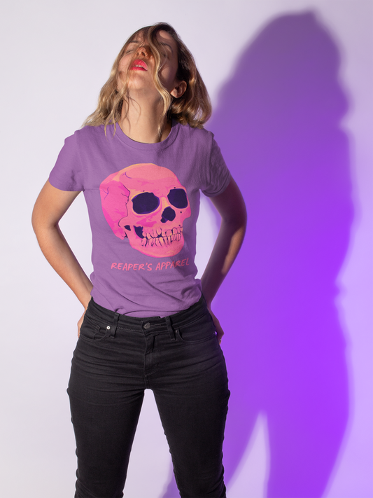 Vibrant Skull Graphic Tee - Unisex
