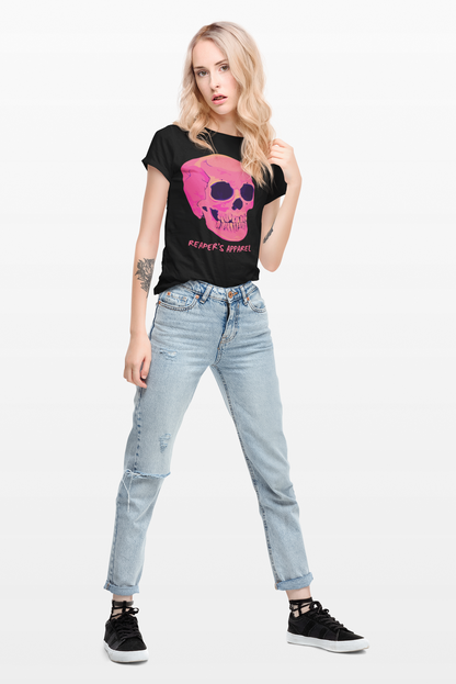 Vibrant Skull Graphic Tee - Unisex
