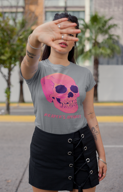 Vibrant Skull Graphic Tee - Unisex