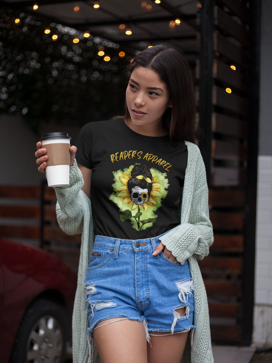 Skull Sunflower Tee