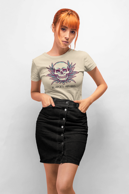 Edgy Skull Graphic Tee - Reaper's Apparel