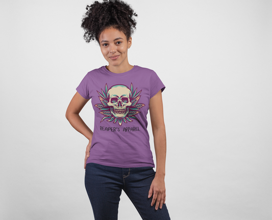 Edgy Skull Graphic Tee - Reaper's Apparel