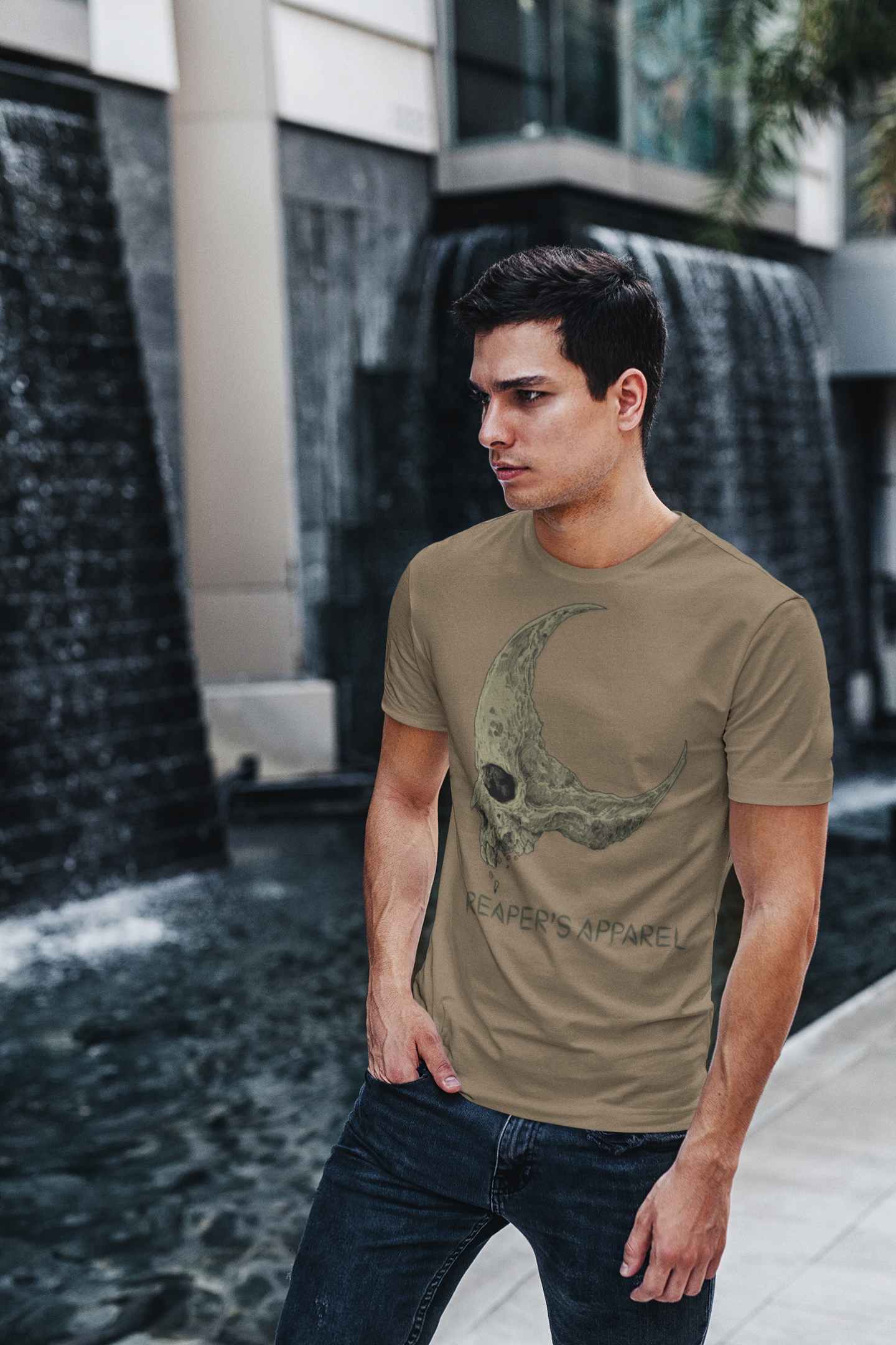 Moon Skull Tee - Reaper's Apparel