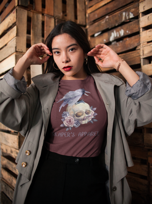 Skull & Raven Graphic Tee - Reaper's Apparel