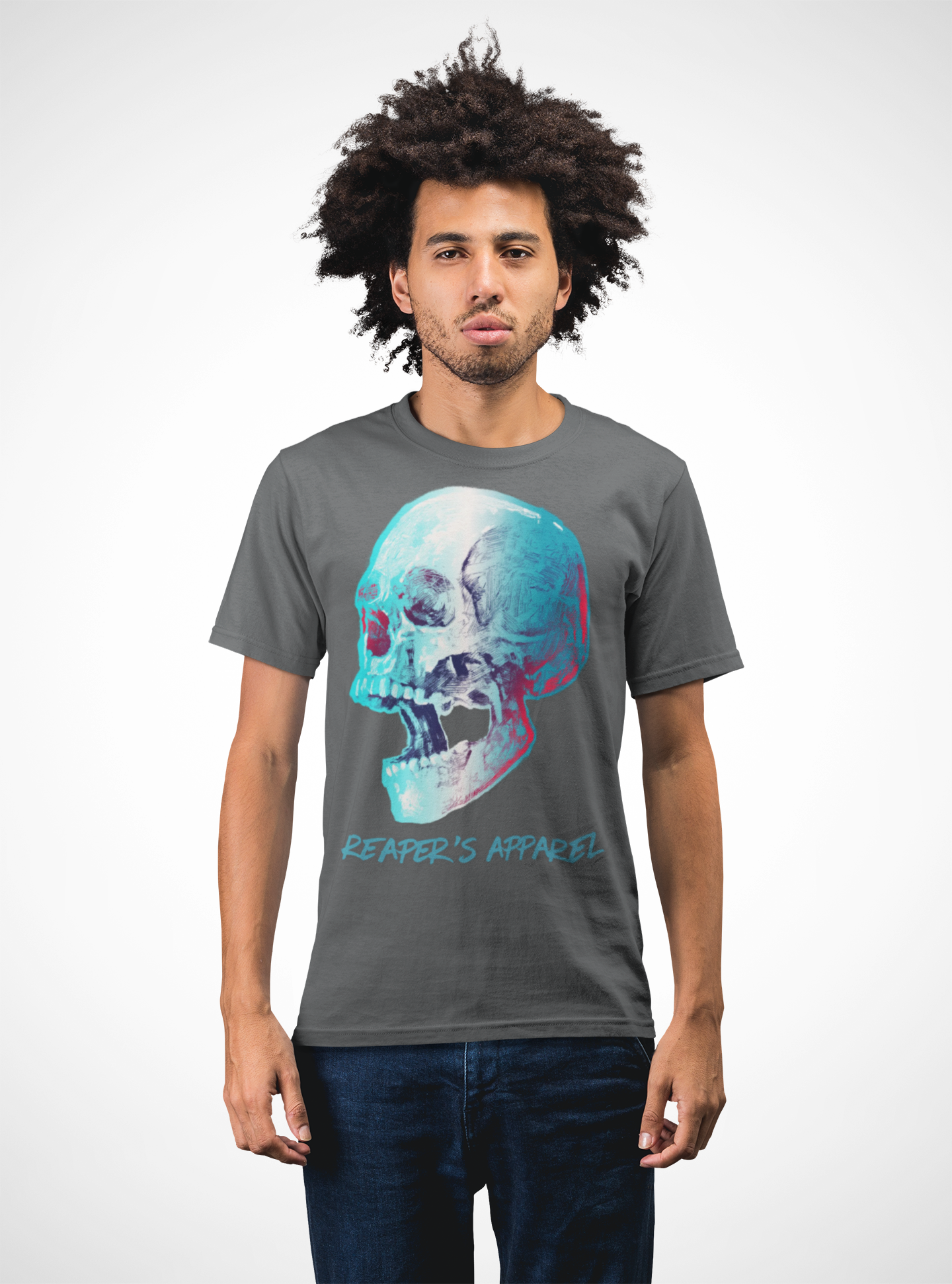 Vibrant Skull Graphic Unisex T-Shirt