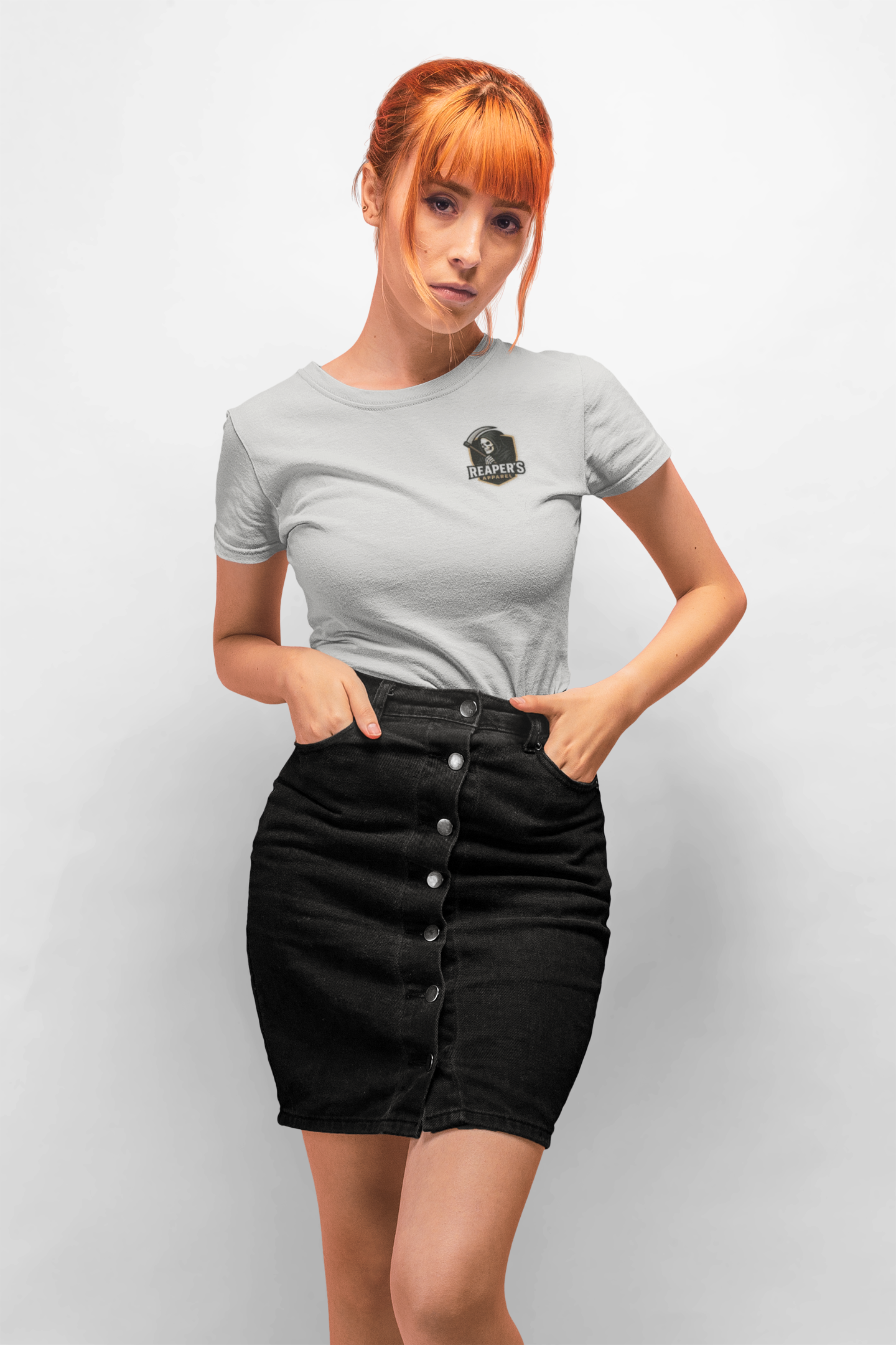 Fierce Reaper Girl Graphic Tee