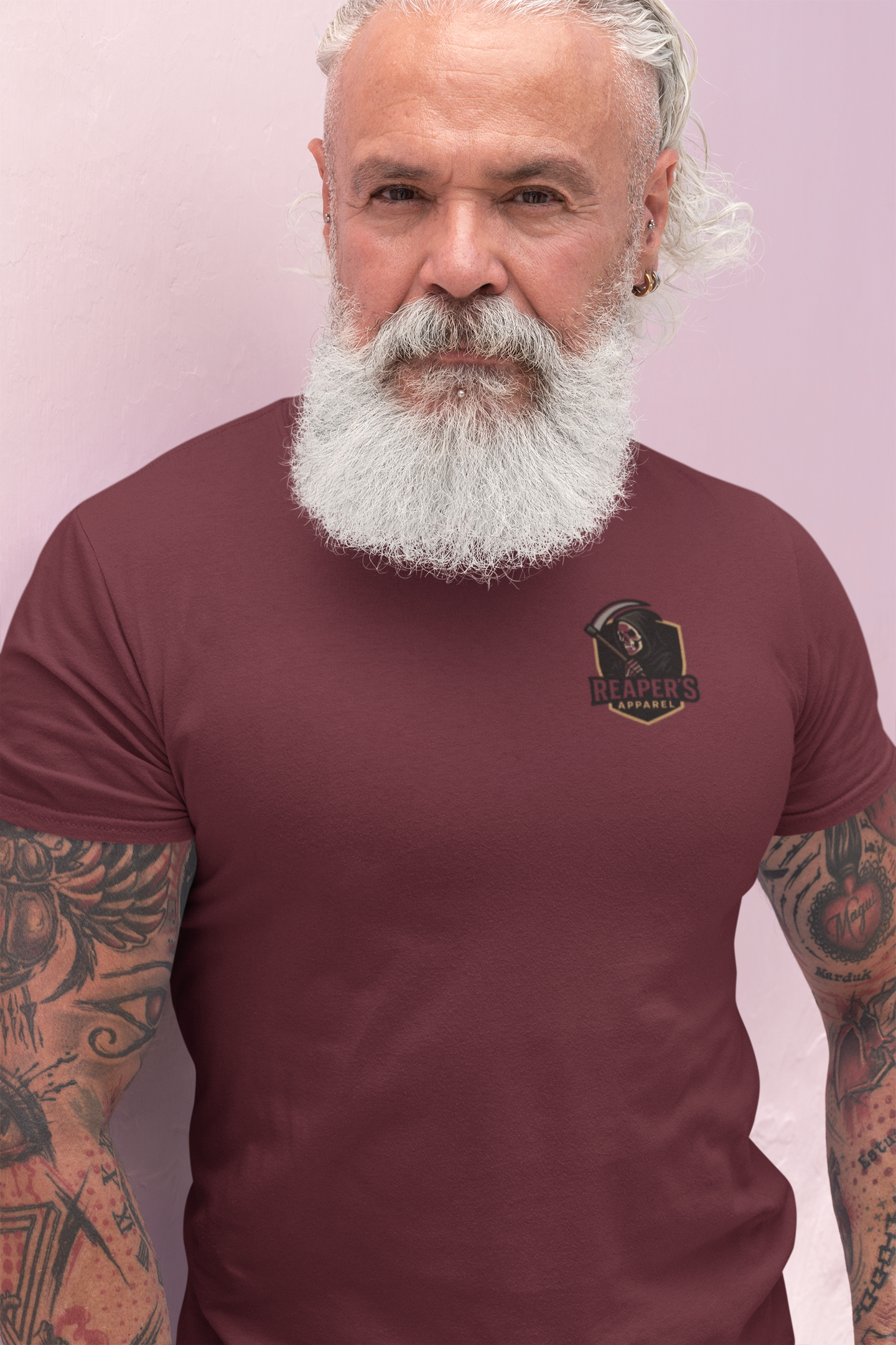 Grim and Bearded Skull Tee