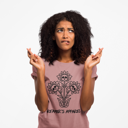 Reaper's Apparel Floral Skull Tee