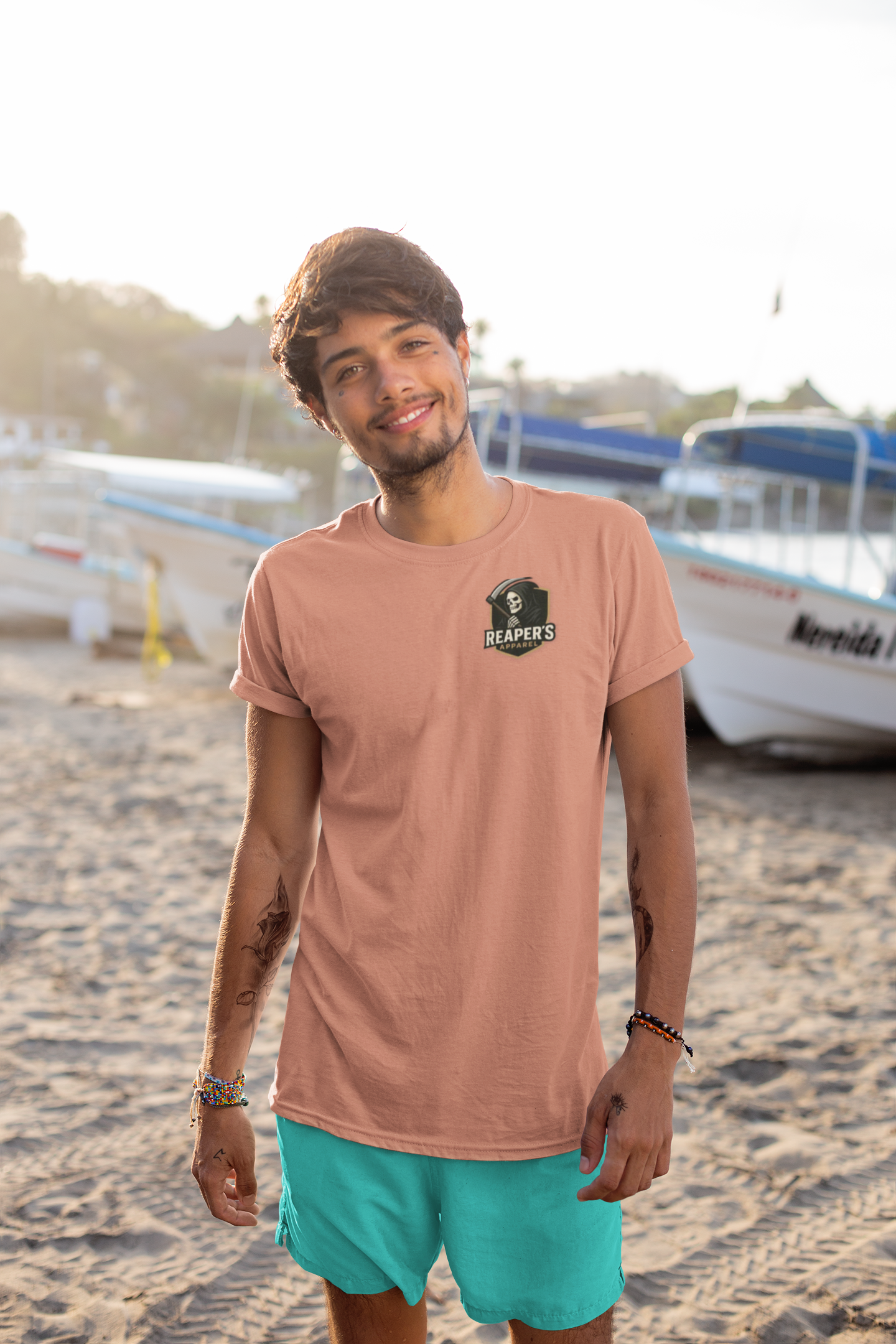 Surfing Skeleton Tee | Fun Unisex