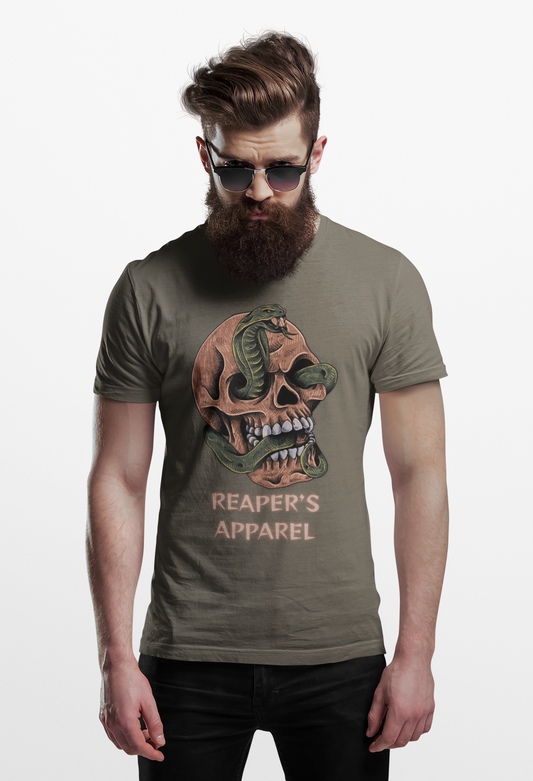 Snake-Skull Graphic Tee | Reaper's Apparel