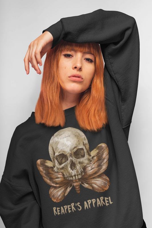 Gothic Skull Crewneck Sweatshirt