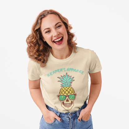 Pineapple Skull Tee - Fun Summer Shirt