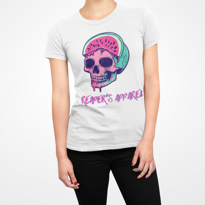 Funky Skull Watermelon Tee, Reaper's Apparel