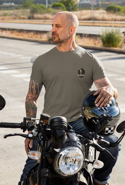 Reaper Life Behind Bars Motorcycle Tee, Unisex