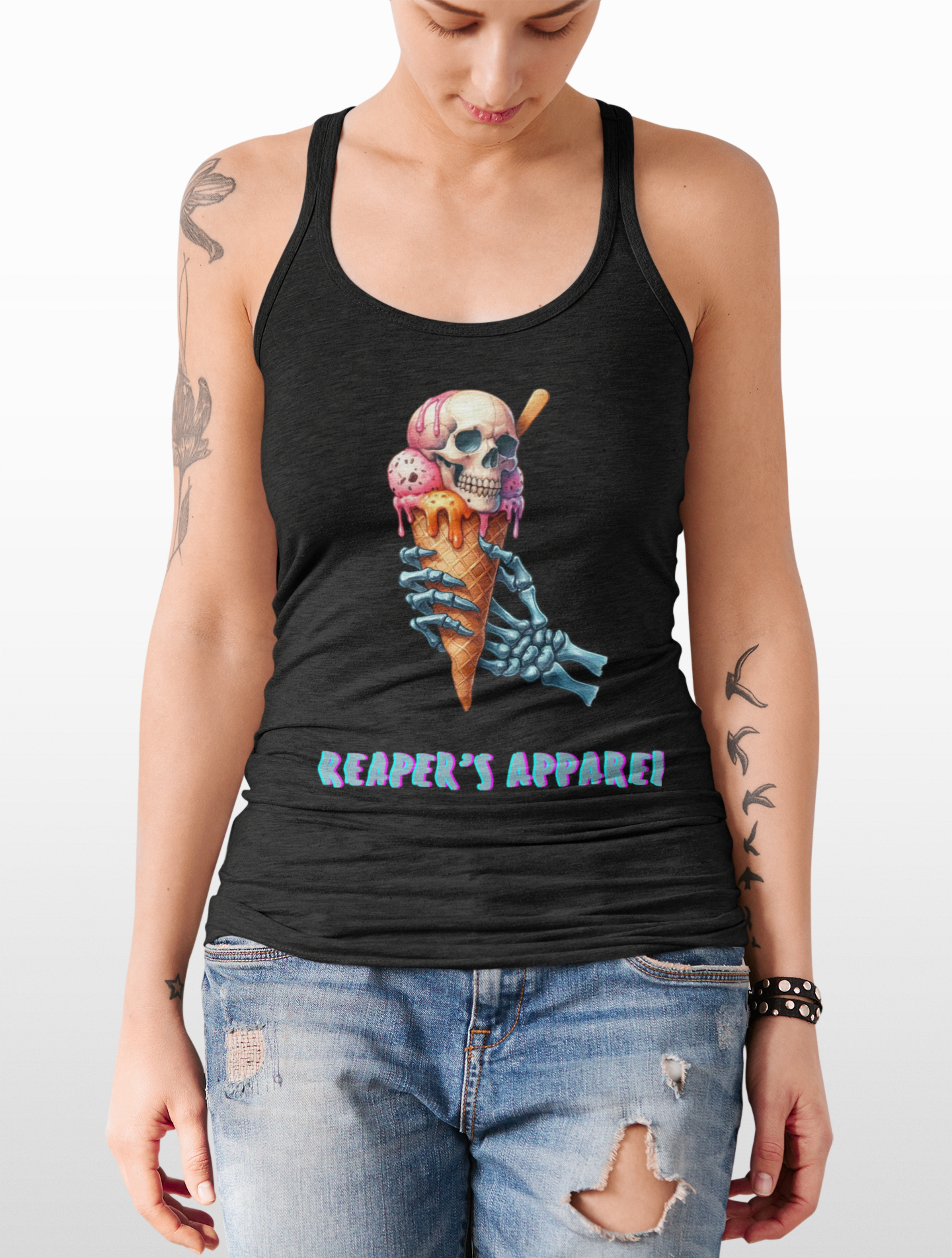 Skull Ice Cream Tank Top