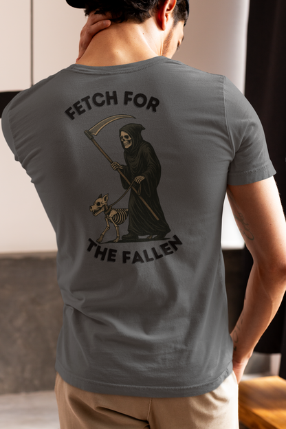 Grim Reaper Graphic Tee, Casual Unisex T-Shirt