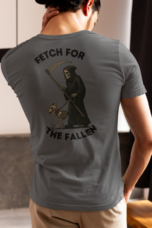 Grim Reaper Graphic Tee, Casual Unisex T-Shirt