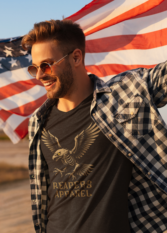 Eagle Skeleton, Reaper's Apparel Graphic Tee- Unisex