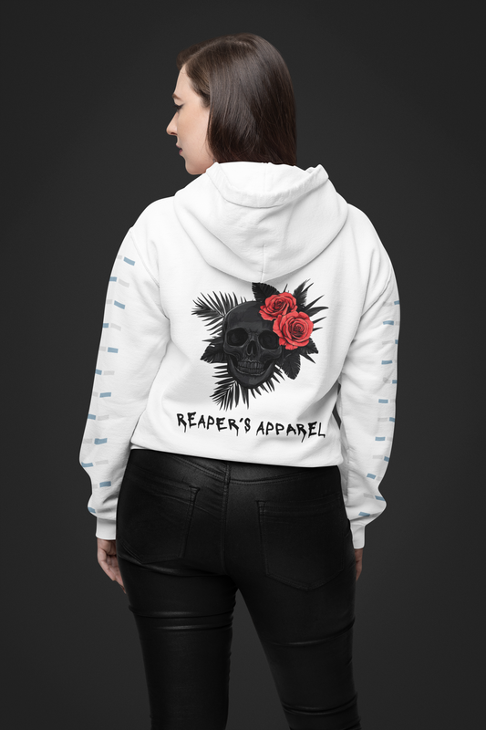 Reaper's Floral Skull Hoodie