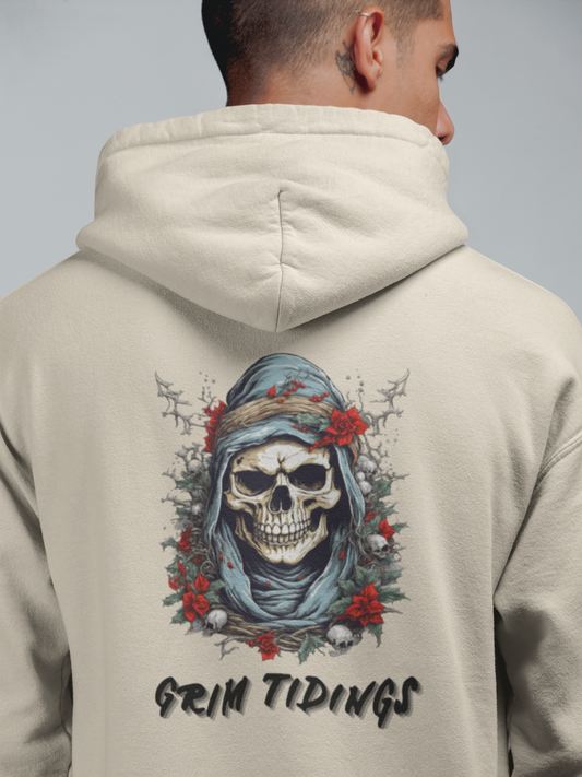 Grim Tidings Three-Panel Fleece Hoodie