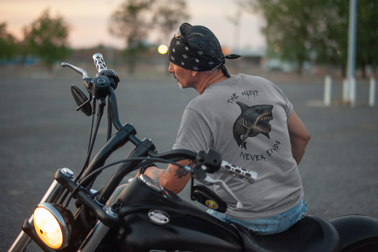 Fierce Skeleton Shark Graphic Tee, Unisex