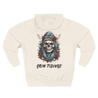 Grim Tidings Three-Panel Fleece Hoodie