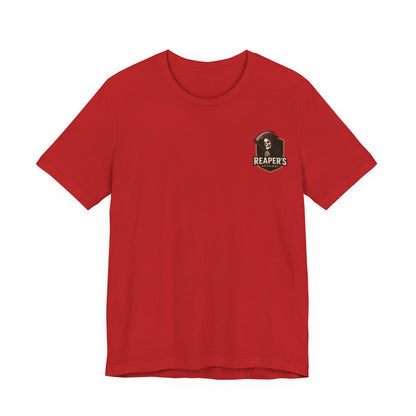 Edgy Racer Tee with Skull Graphic