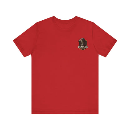 Edgy Racer Tee with Skull Graphic