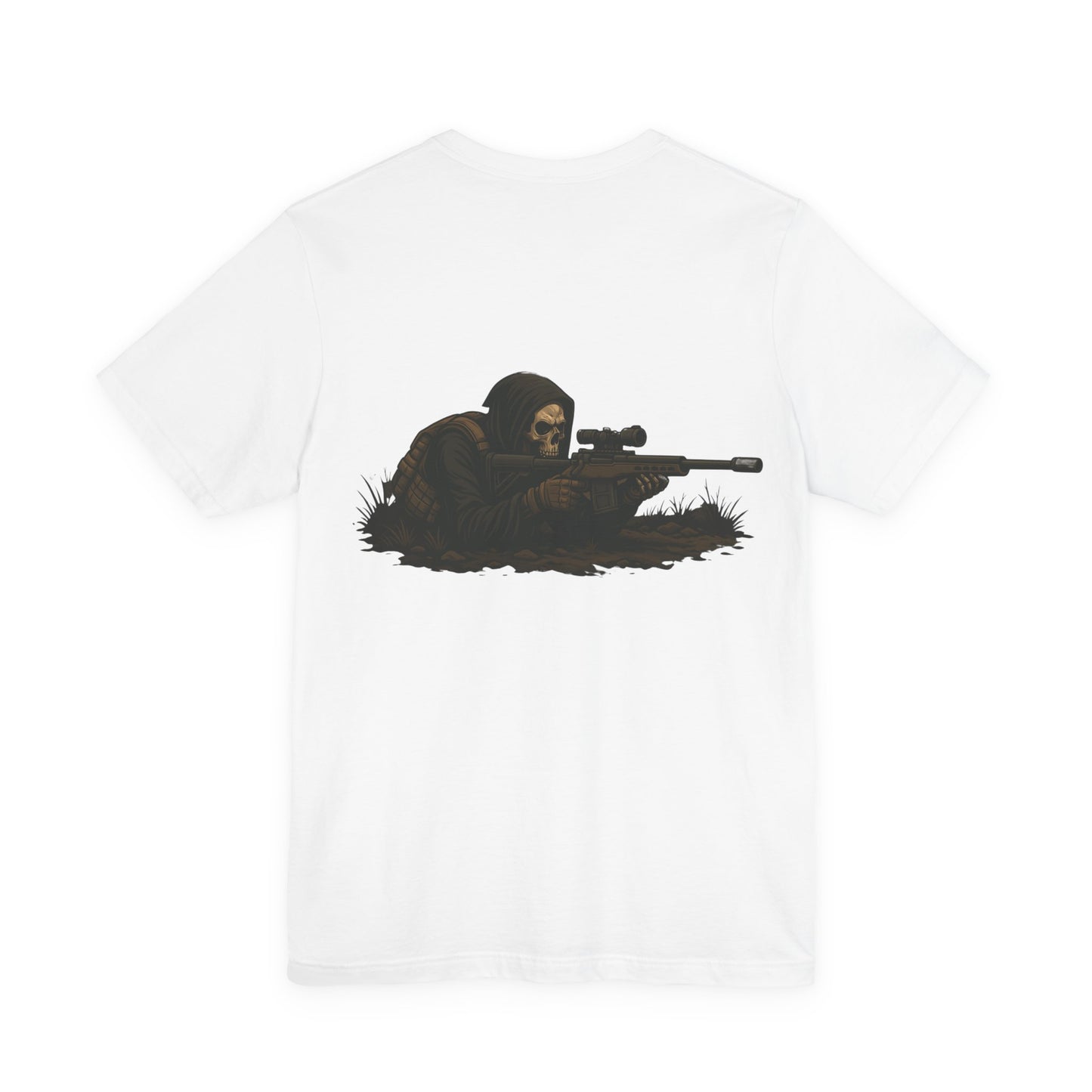 Tactical Sniper Reaper Design, Graphic Tee, Unisex