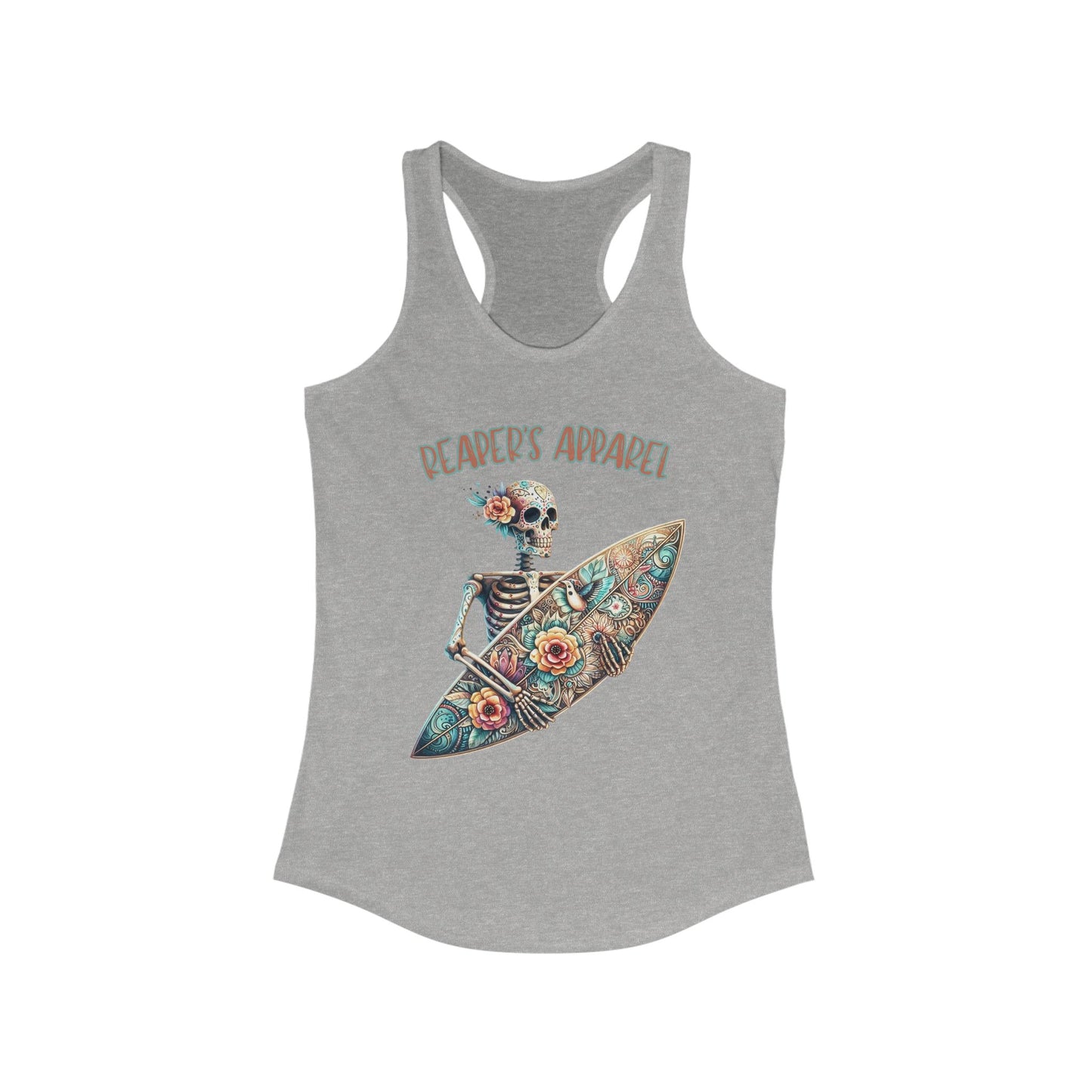 Surfing Skeleton Tank Top, Beachwear